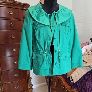 Sandro Green Polka Dot Apparel